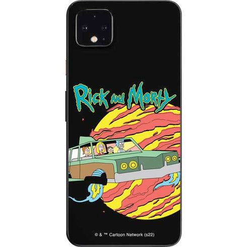 Adult Swim Rick and Morty Family Wagon Google Pixel 4 XL Skin
